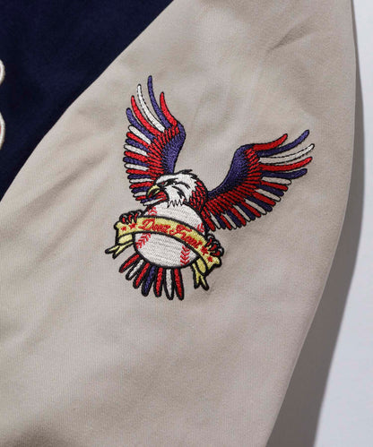 REVERSIBLE BASEBALL JACKET