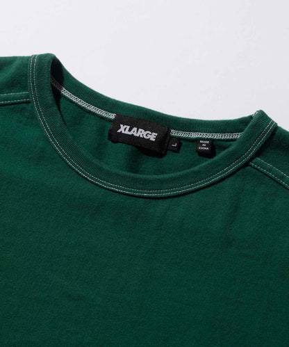 CONTRAST STITCH L/S TEE