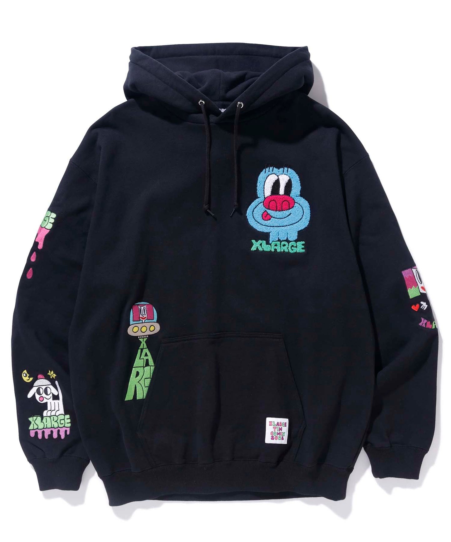 TIM COMIX CHENILLE EMBROIDERED HOODED SWEAT