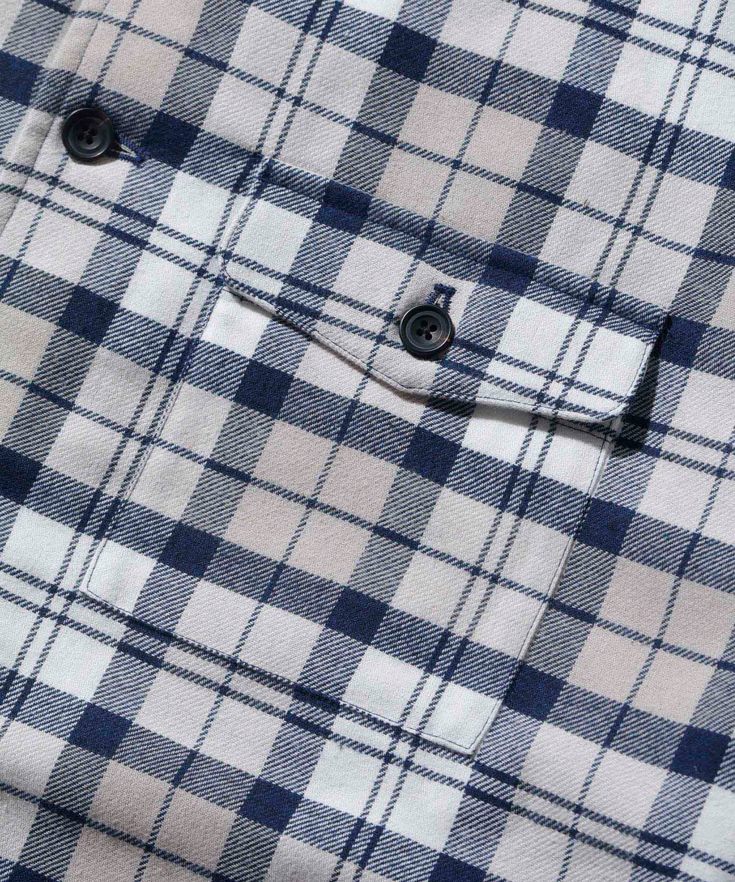 QUILTED CHECK SHIRT JACKET