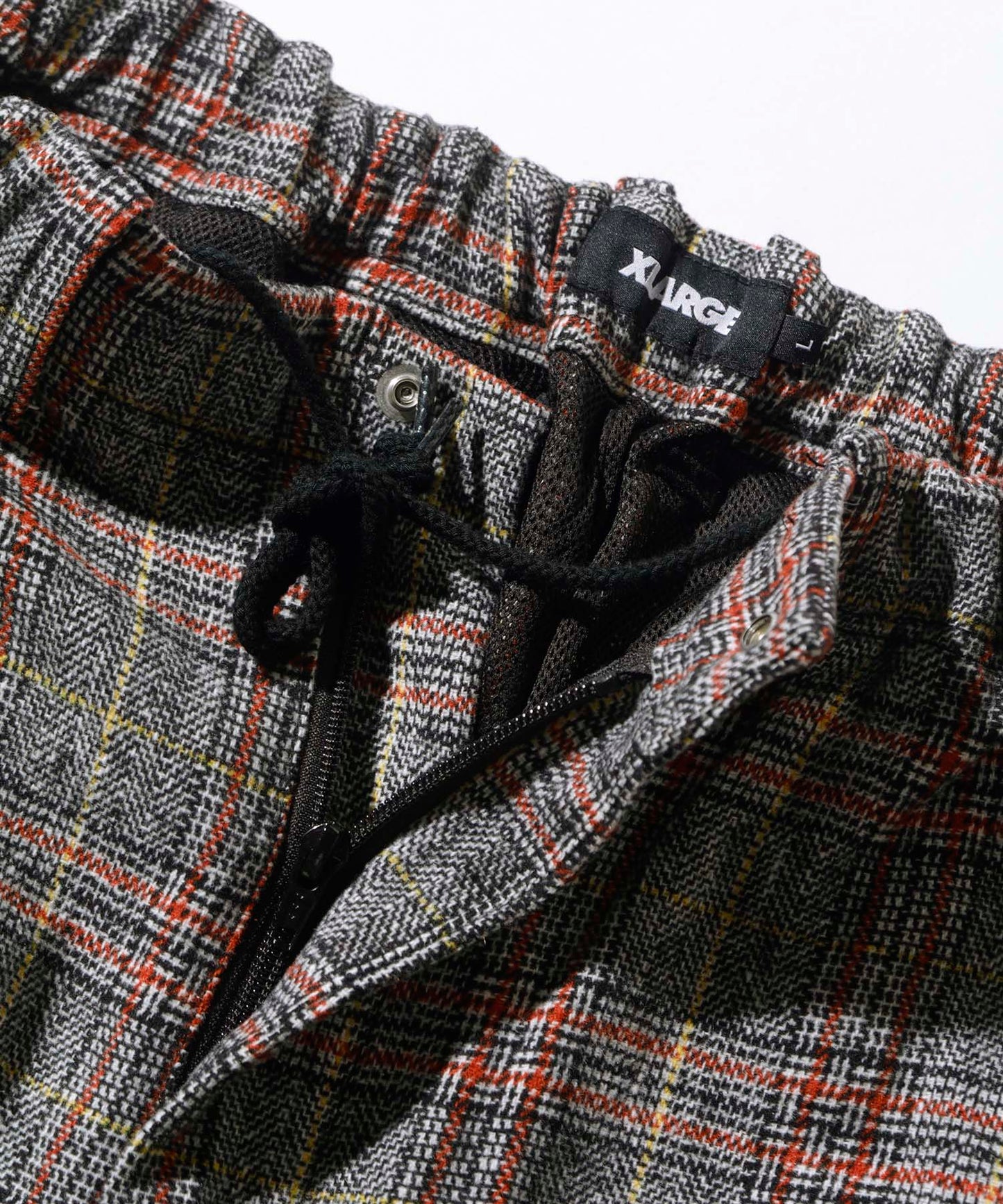 WOOL CHECK PANTS