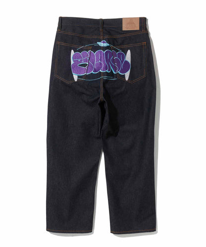 GRAFFITI DENIM PANTS