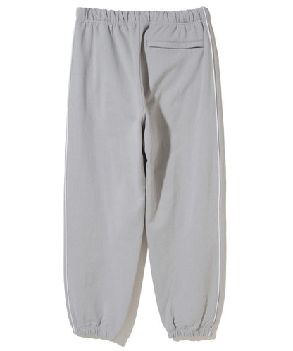 EMBROIDERED LOGO PIPING SWEAT PANTS