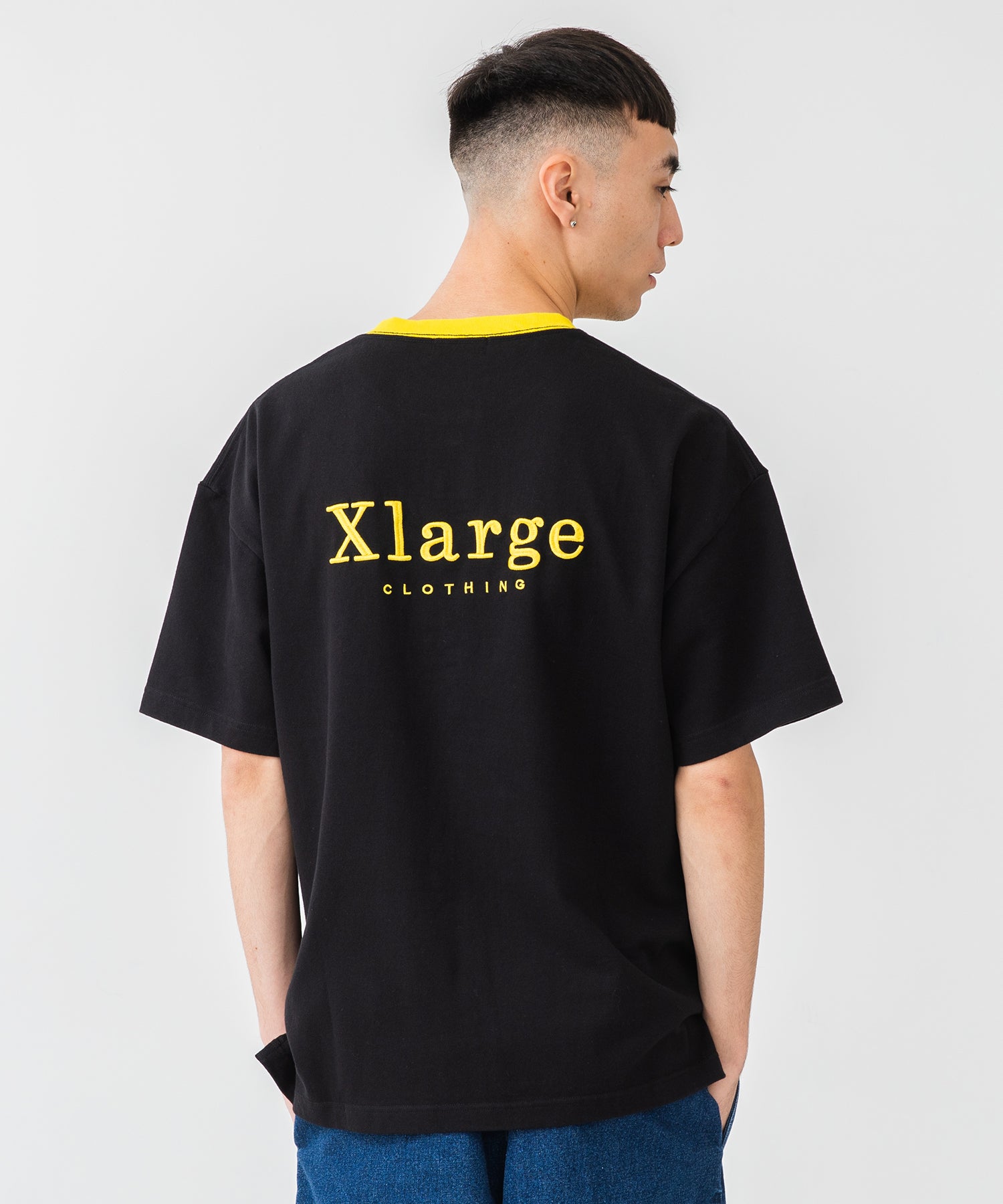 S/S HEAVYWEIGHT HENLEY NECK TEE T-SHIRT XLARGE  