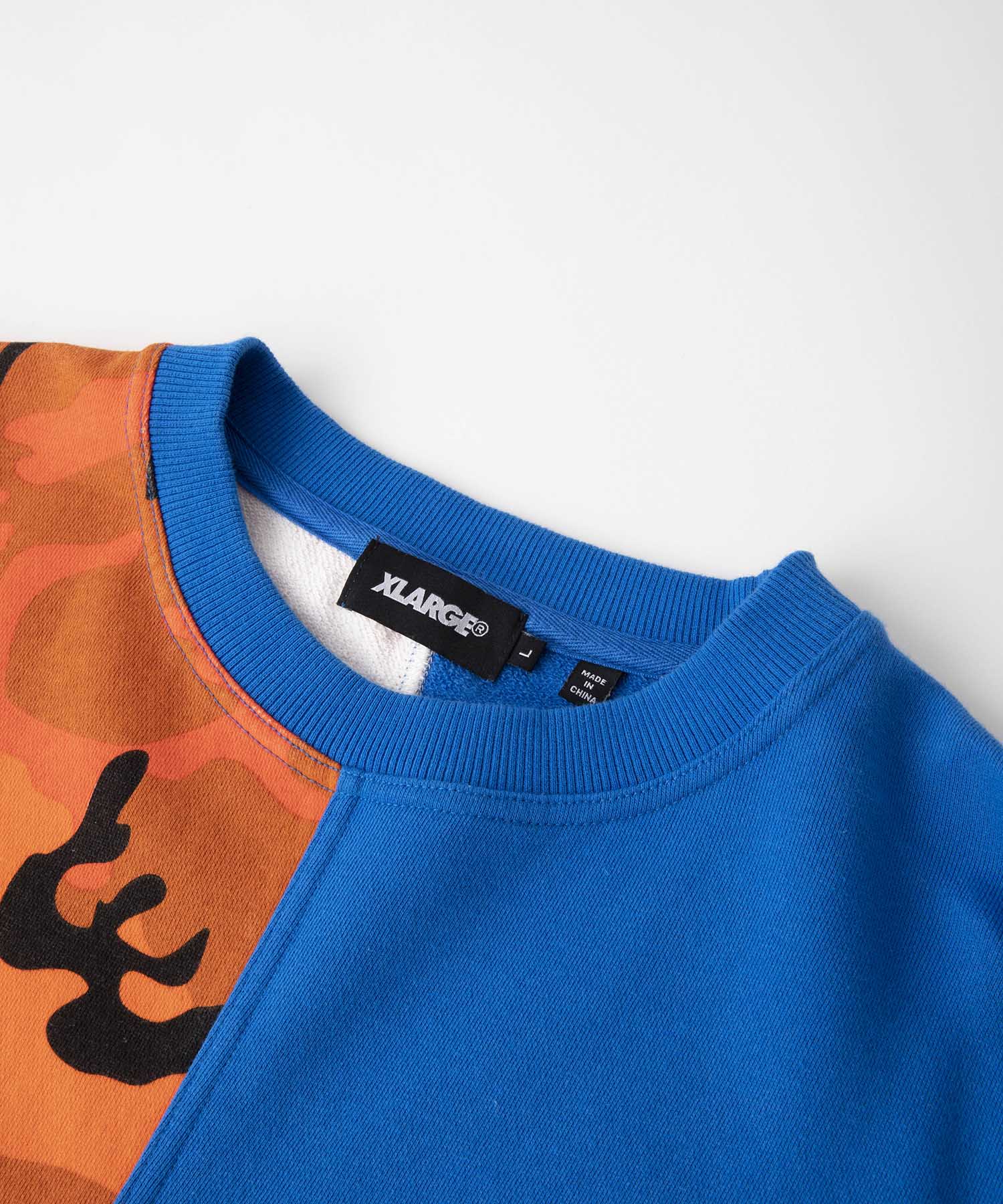CAMO CREWNECK SWEAT FLEECE, CREWNECK, HOODIE XLARGE  