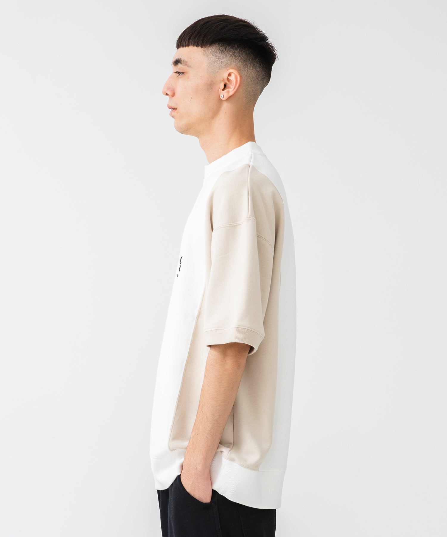 S/S COLORBLOCK HALF ZIP-UP SWEAT FLEECE, CREWNECK, HOODIE XLARGE  