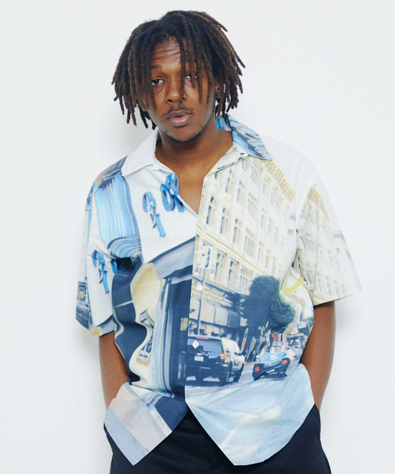 S/S OPEN COLLAR SHIRT SHIRT XLARGE  