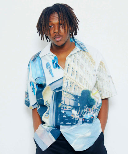 S/S OPEN COLLAR SHIRT SHIRT XLARGE  