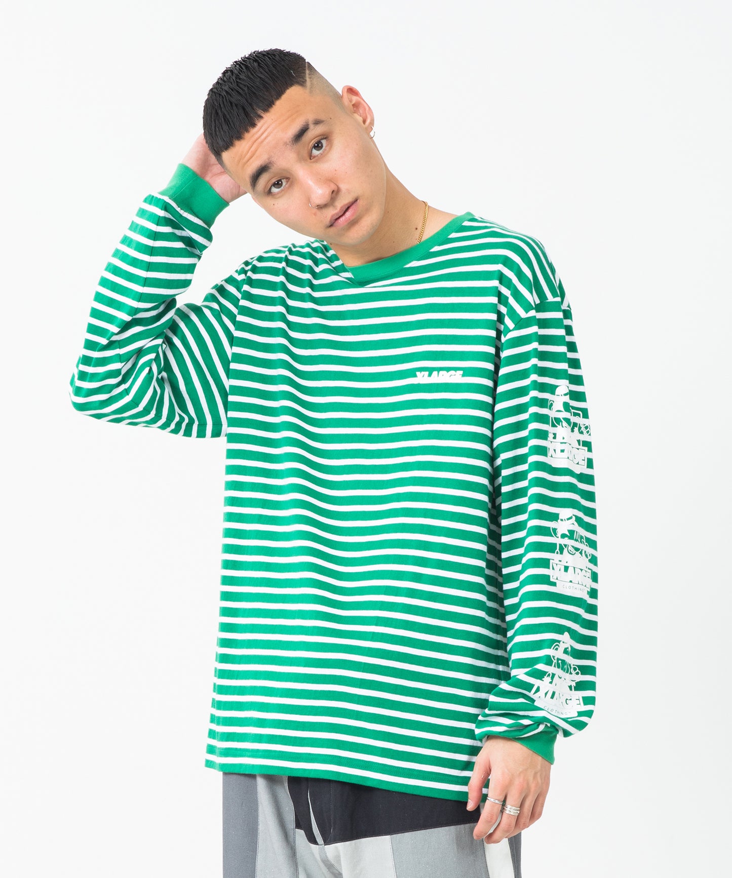 L/S STRIPE TEE KEITH