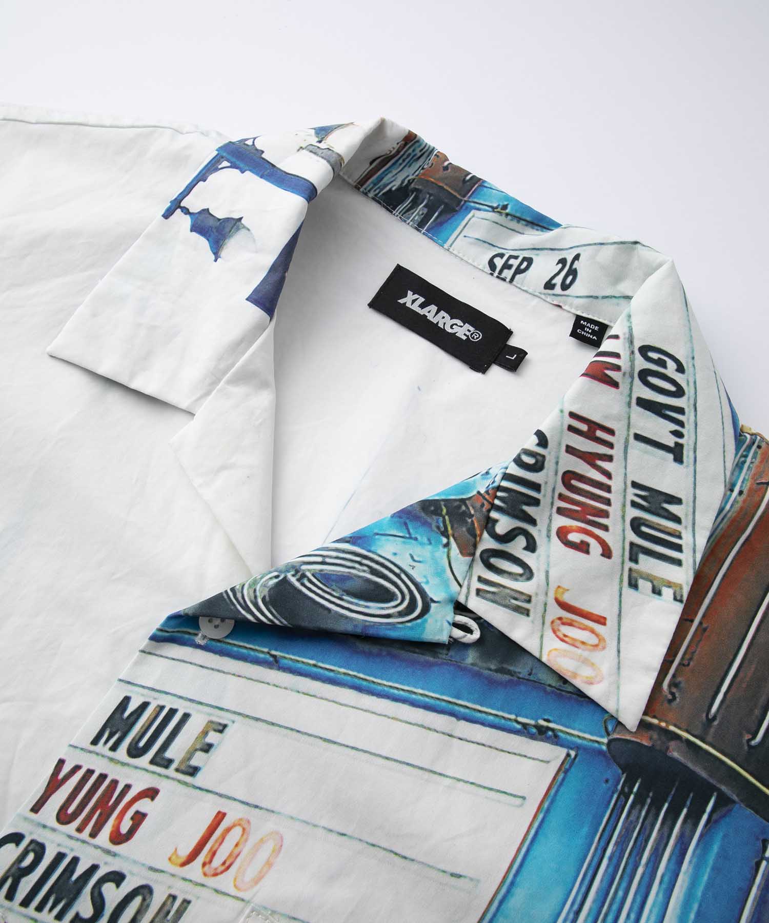 S/S OPEN COLLAR SHIRT SHIRT XLARGE  