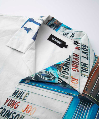 S/S OPEN COLLAR SHIRT SHIRT XLARGE  