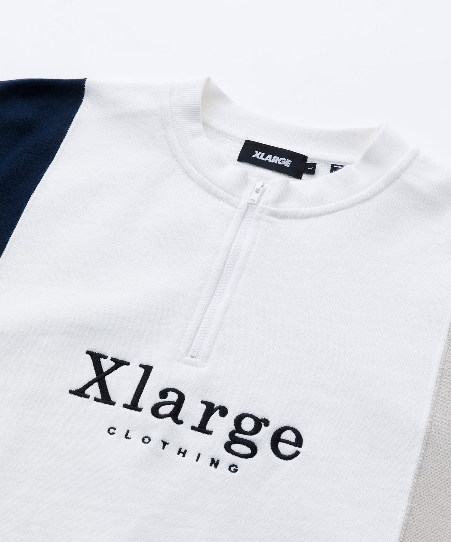 S/S COLORBLOCK HALF ZIP-UP SWEAT FLEECE, CREWNECK, HOODIE XLARGE  