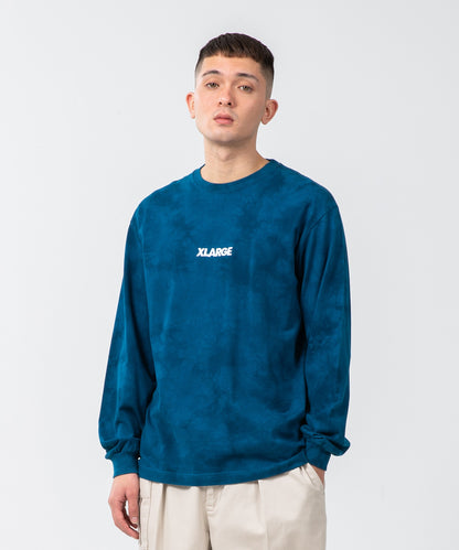 L/S TIEDYE TEE STANDARD LOGO