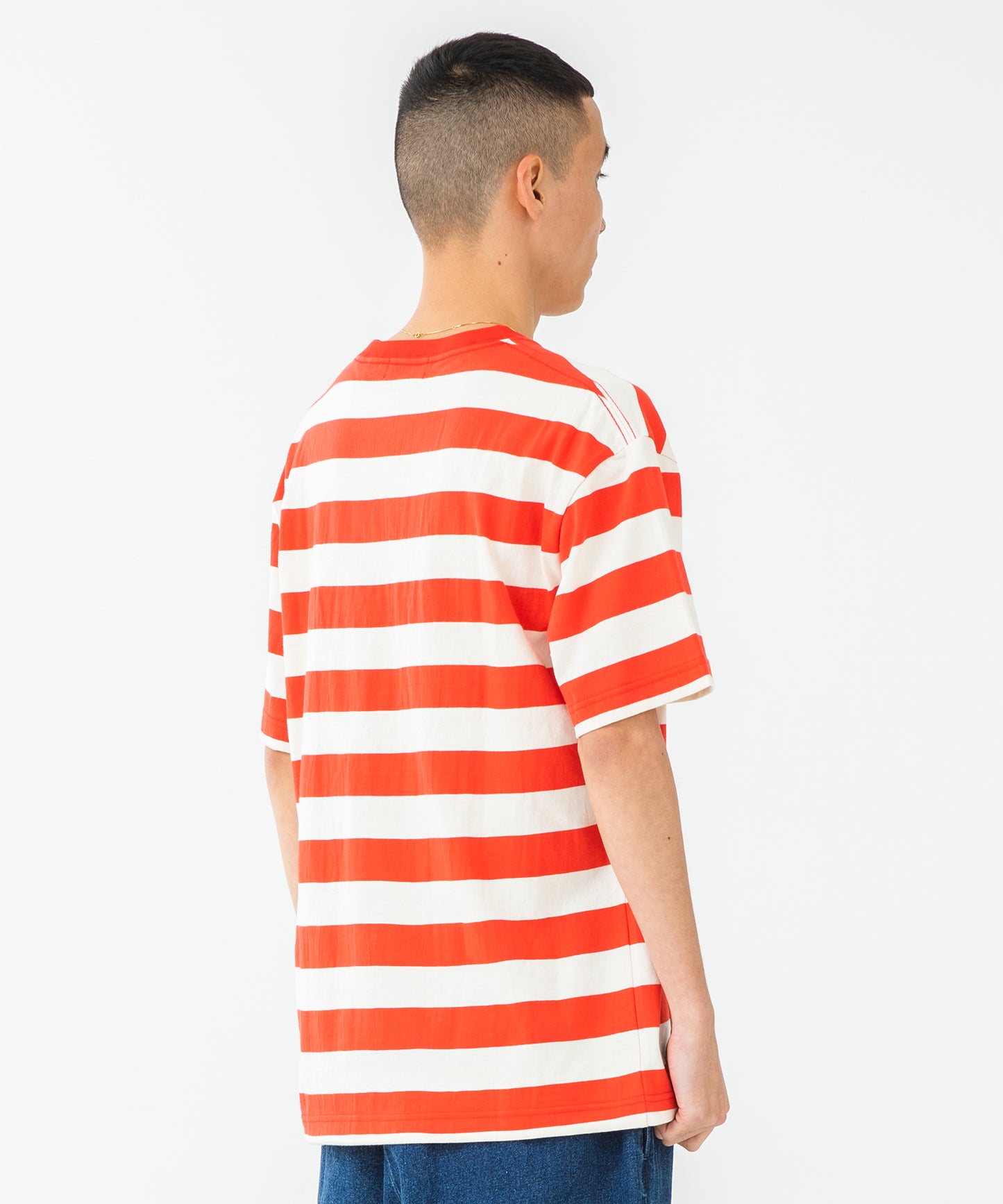 S/S BORDER TEE T-SHIRT XLARGE  