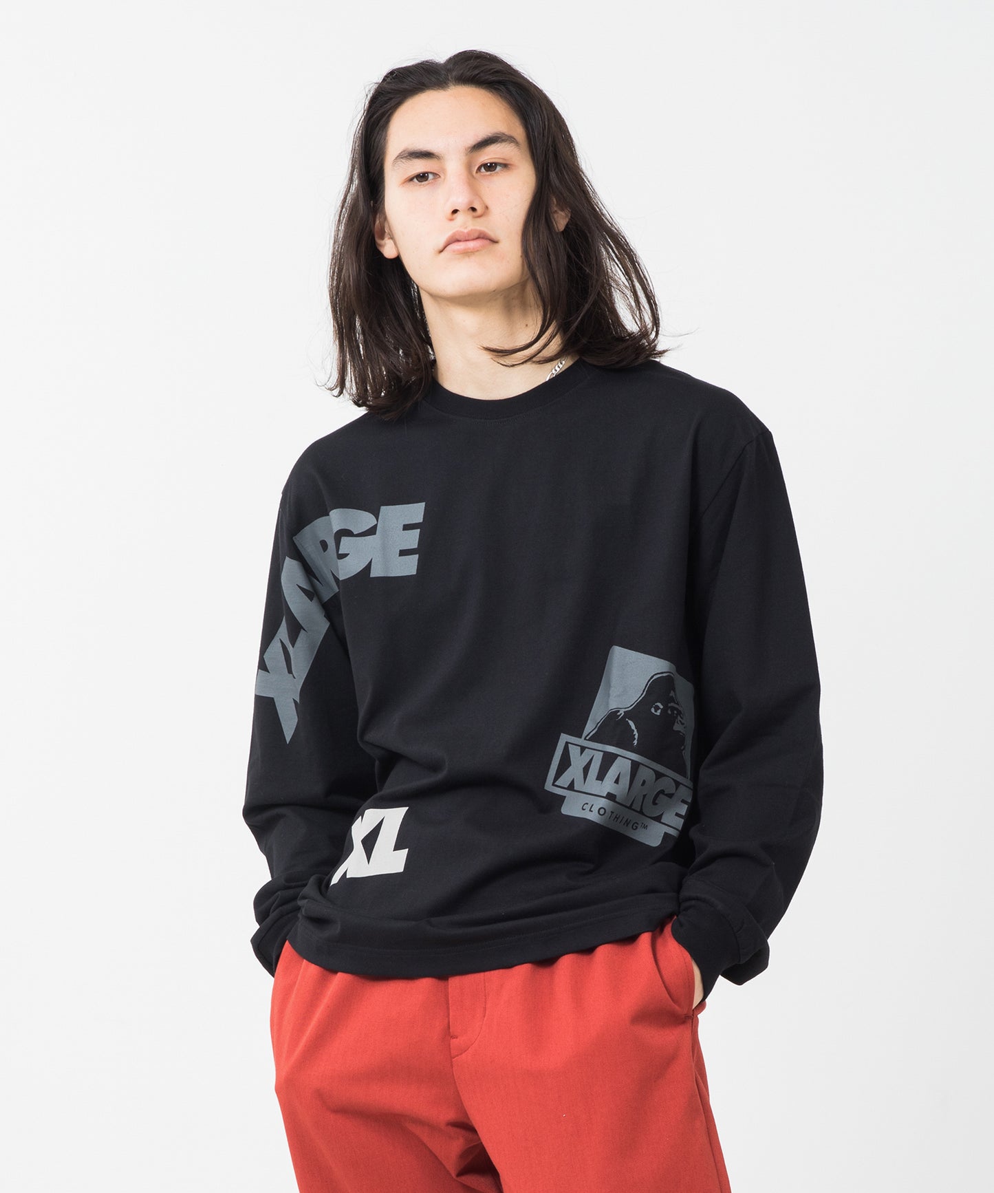 L/S TEE RANDOM PRINT