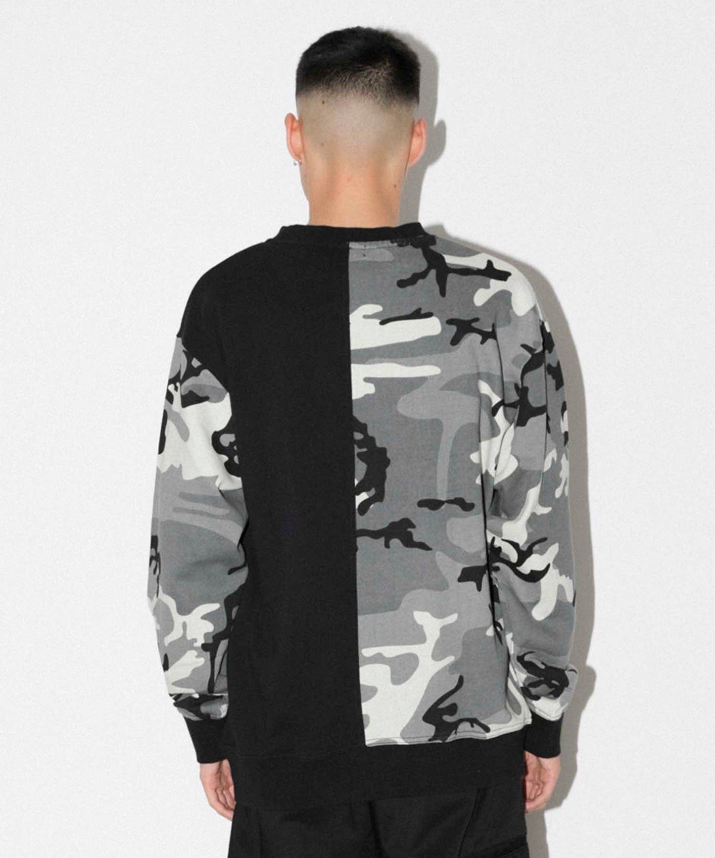CAMO CREWNECK SWEAT FLEECE, CREWNECK, HOODIE XLARGE  