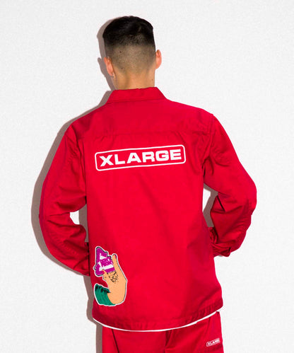 PATCHED WORK JACKET OUTERWEAR XLARGE  