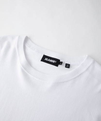 XLARGE x D*FACE L/S STRIPE SKULL RENDER POCKET TEE T-SHIRT XLARGE  