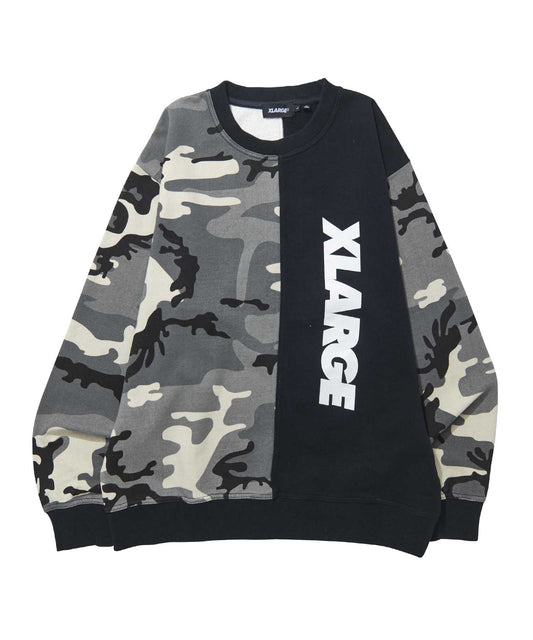 CAMO CREWNECK SWEAT FLEECE, CREWNECK, HOODIE XLARGE  