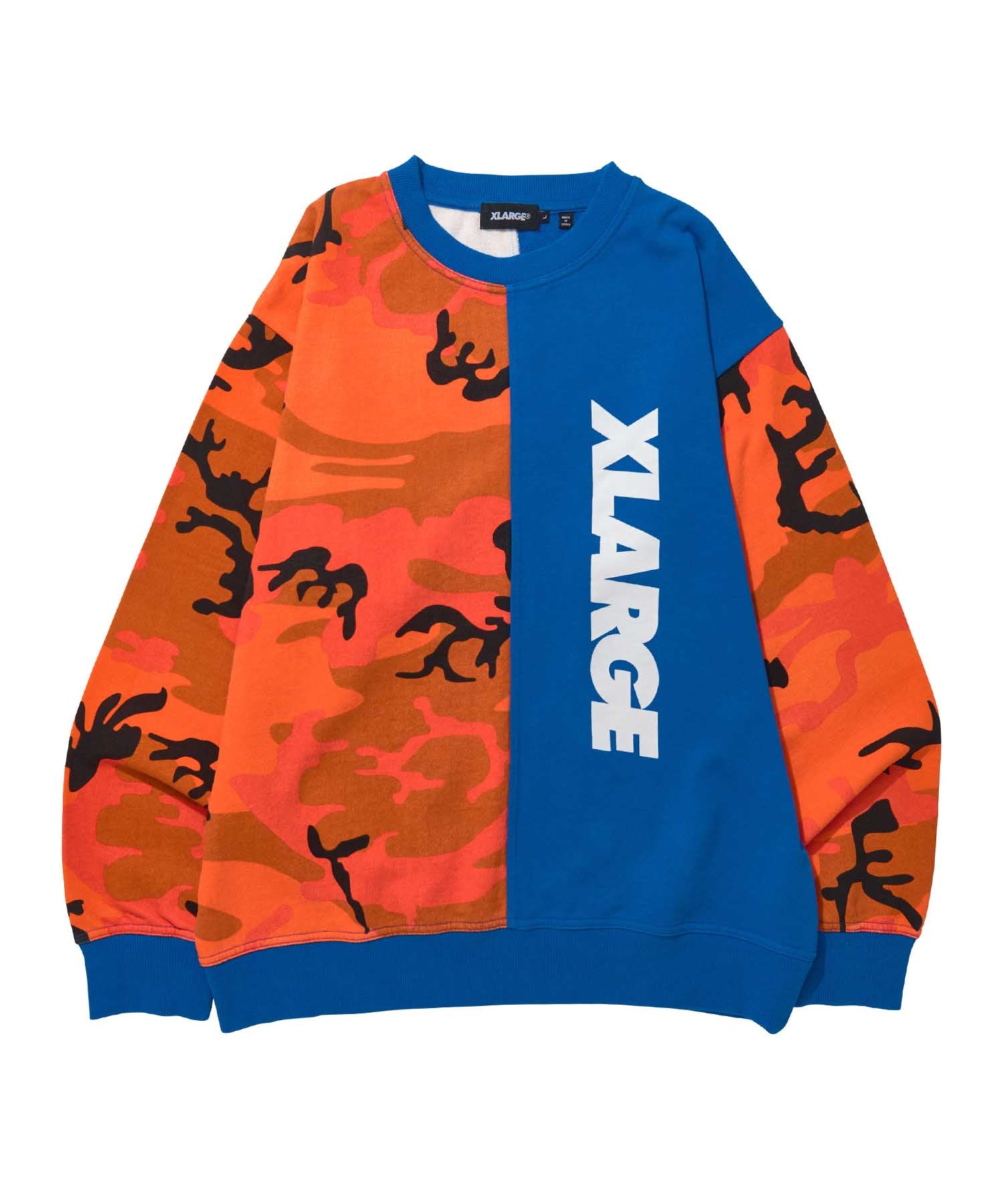 CAMO CREWNECK SWEAT FLEECE, CREWNECK, HOODIE XLARGE  